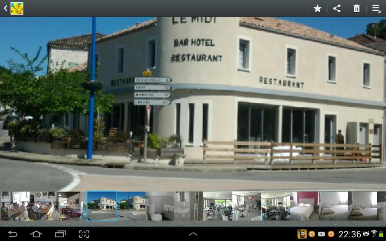 Hotel Le Midi Montaigu-de-Quercy Экстерьер фото